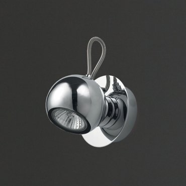 Maxlight Malaga - applique murale - 11 x 11 x 7 cm - 50W halogène inclus - chrome