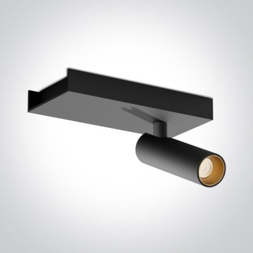 ONE Light Wall &amp; Ceiling LED - spot en saillie 1L - 15 x 7 x 10 cm - 5W LED inclus - noir