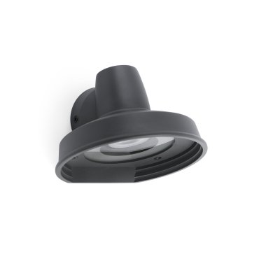 Faro Bronx - applique murale - 14,4 x 13,3 x 9,6 cm - IP44 - gris foncé