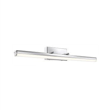 Nova Luce Vanese - miroir lumineux - 63 x 7,5 x 7,5 cm - 18W LED inclus - IP44 - chrome