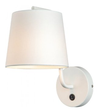 Maxlight Chicago - applique murale avec interrupteur - 20 x 29 x 32 cm - blanc