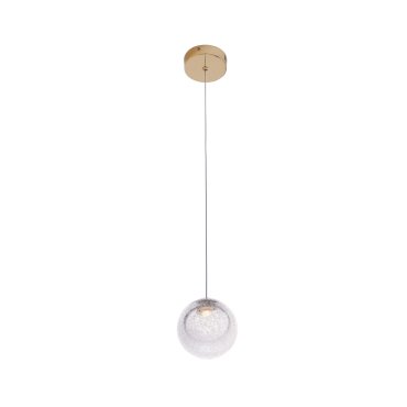 Maxlight Zoe - lampe suspendue - Ø 9,5 x 180 cm - 1,5W LED inclus - or