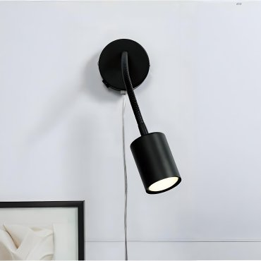 Nordlux Explore - applique murale avec interrupteur - 8 x 12 cm - noir