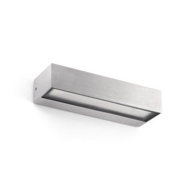 Faro Toluca - applique murale - 22 x 6,5 x 4,5 cm - 16W LED inclus - IP65 - aluminium satiné