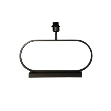 Searchlight - pied de lampe de table - 47 x 13 x 27 cm - noir mat