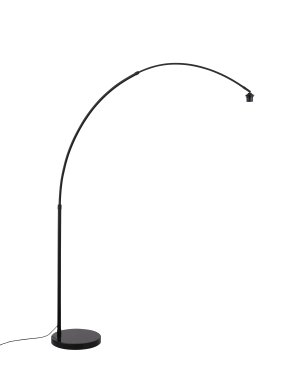 Artdelight Bogota - lampadaire - Ø 45 x 250 cm - marbre noir