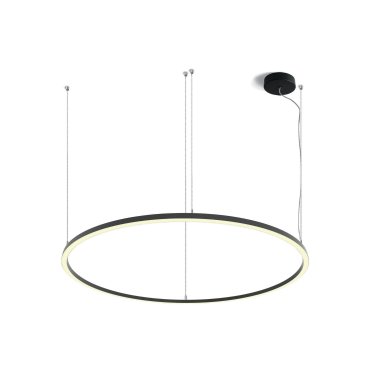 ONE Light LED Circle Rings - lampe suspendue - Ø 180 x 300 cm - 100W LED inclus - noir