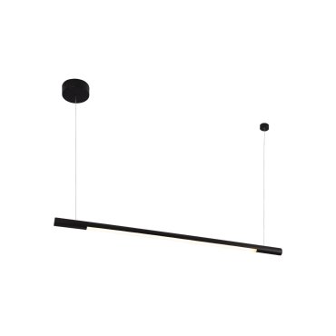 Maxlight Organic - lampe suspendue - 150 x 3 x 140 cm - 26W LED inclus - noir