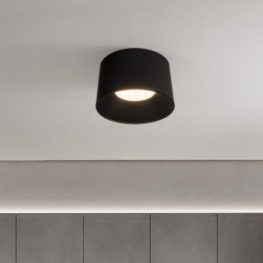 Nova Luce Atil - plafonnier - Ø 50 x 30 cm - 35W LED inclus - noir sablé