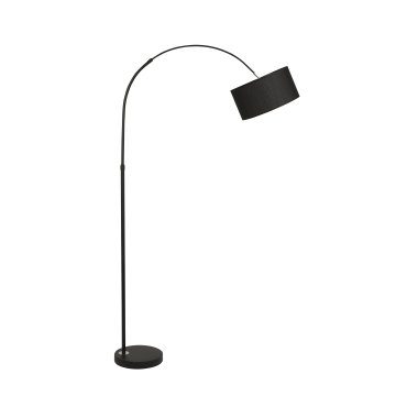 Nova Luce Sama - lampadaire - 90 x 180 cm - noir