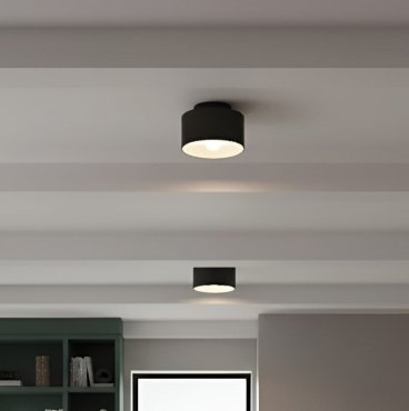 VK Lighting Eos - spot en saillie - Ø 13 x 9 cm  - noir