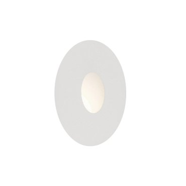Nova Luce Passaggio - applique à encastrer - Ø 37 mm, Ø 32 mm à encastrer - 1W LED inclus - IP54 - blanc