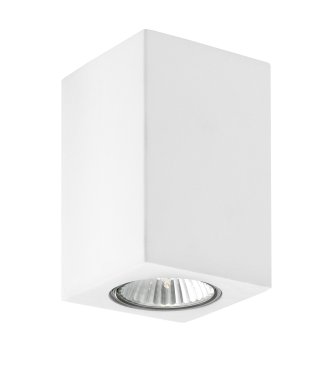Nova Luce Nevio - spot pour plafond - 11 x 7 cm - plâtre blanc