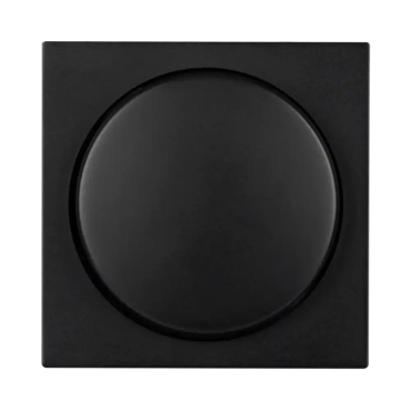 Ion Industries V1/J1 - plaque centrale avec un seul bouton variateur - noir mat