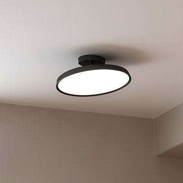 Design for the People Kaito 2 Pro 30 - plafonnier - Ø 30 x 11,8 cm - 15W dimmable LED inclus - noir