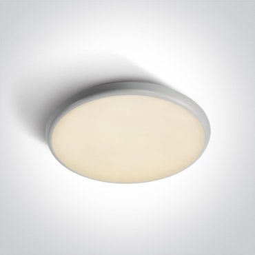 ONE Light LED Slim Plafo Range - plafonnier d'extérieur - Ø 35 x 4 cm - 25W LED inclus - IP54 - blanc - couleur de lumière réglable