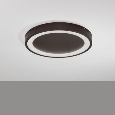 Nova Luce Nodi - plafonnier - Ø 45 x 5 cm - 30W LED inclus - brun café