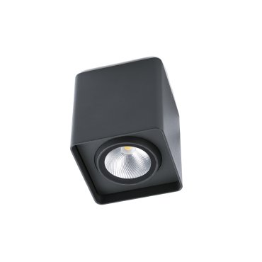 Faro Tami - spot en saillie 1L - 9 x 9 x 10 cm - 9W LED inclus - IP54 - gris foncé