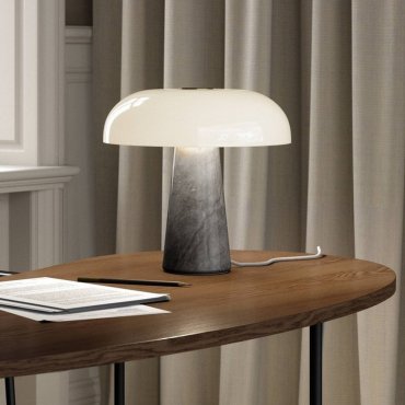 Design for the People Glossy - lampe à poser - Ø 32 x 32 cm - gris