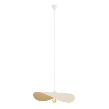 Maxlight Pan - lampe suspendue - Ø 60 x 155 cm - blanc