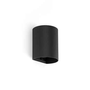 Faro Sole I - applique murale - 8 x 10 x 6,5 cm - noire