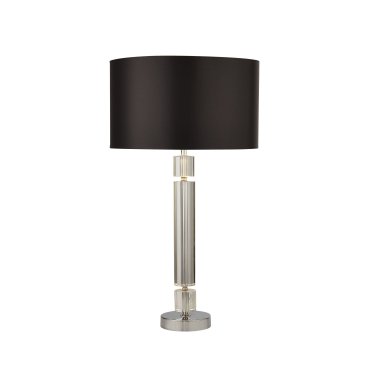 Searchlight Table - lampe à poser - Ø 35 x 62 cm - noir et chrome