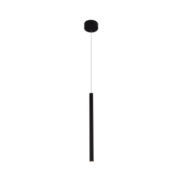 Maxlight Organic - lampe suspendue - Ø 2,5 x 190 cm - 1W LED inclus - noir