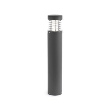 Faro Giza - lampe de jardin - Ø 12 x 65 cm - 15W LED inclus - IP54 - gris foncé