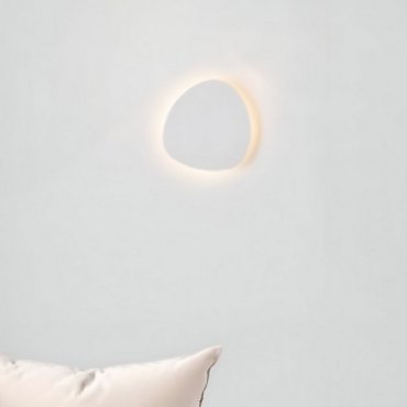 Nova Luce Atena - applique murale - 19,9 x 19,1 x 3,5 cm - 8W LED inclus - blanc sablé