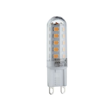 Searchlight Lampe LED - Ø 2 x 6 cm - G9 - 3W dimmable (lot de 10) - 4000K - transparent