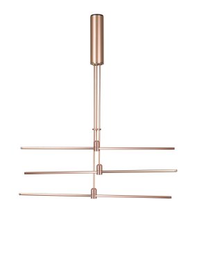 Nova Luce Fedon - structure linéaire magnétique - 80 x 110 cm - convient à un maximum de 100W LED - or satiné