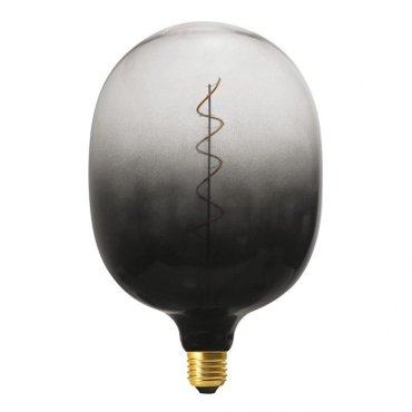 Daylight Italia Coriandoli Egg XL lampe LED - Ø 18 x 27 cm - E27 - 4W dimmable - noir/transparent