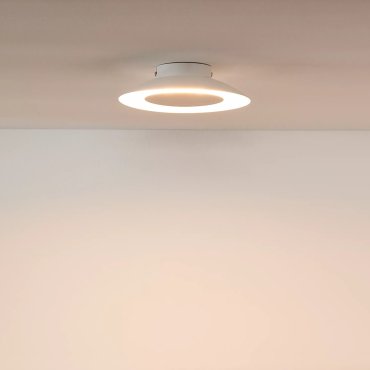 Lucide Foskal - plafonnier - Ø 21,5 x 5,2cm - 6W LED inclus - blanc