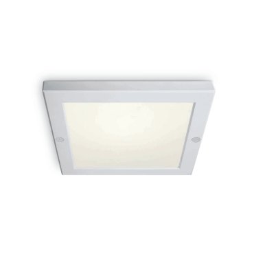 ONE Light Ultra Slim LED Panel Plafo - plafonnier - 22 x 22 x 1,8 cm - 18W LED inclus - IP40 - blanc - couleur de lumière blanc chaud