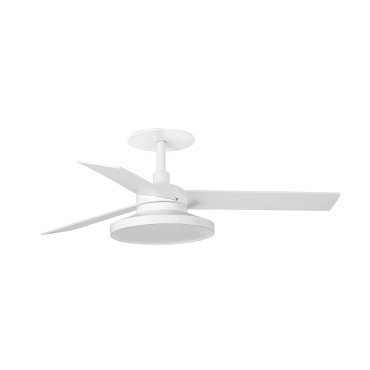 Faro Rudder Tak 3 S - ventilateur de plafond avec lumière et rosace encastrée - Ø 106 cm - blanc mat - 4000K