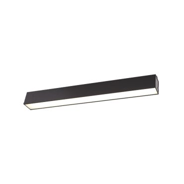 Maxlight Linear - plafonnier - 57 x 5 x 6,5 cm - 18W LED dimmable inclus - noir