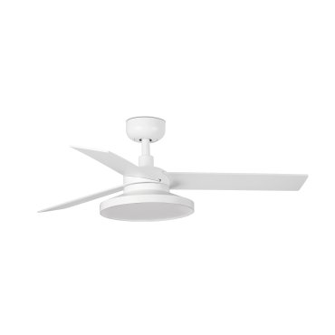 Faro Rudder Tak 3 S - ventilateur de plafond avec lumière - Ø 106 cm - blanc mat - 4000K