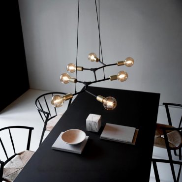 Nordlux Josefine - lampe suspendue - 91 x 45 x 204,4 cm - noir