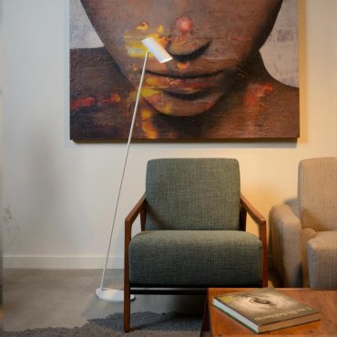 Lucide Hester - lampadaire - 15 x 61 x 137 cm - blanc