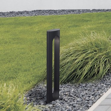 Nova Luce Portal - lampe de jardin - 17,8 x 65 x 6,9 cm - 14W LED inclus - IP54 - anthracite foncé