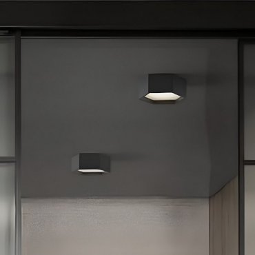 Nova Luce Samba - plafonnier - 25 x 10 cm - LED 10W inclus - noir sable