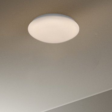 Nordlux Montone - plafonnier - Ø 30 x 9,5 cm - 10W LED inclus - IP44 - blanc