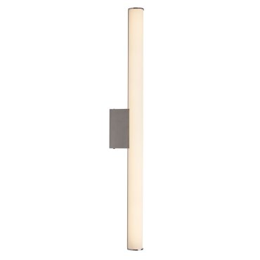 Brilliant Tube - plafonnier/mural - 60 x 11 cm - 17W LED inclus - blanc &amp; chrome