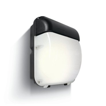 ONE Light Industrial LED Lights - plafonnier/mur extérieur - 26 x 11,5 x 30 cm - 50W LED inclus - IP65 - noir