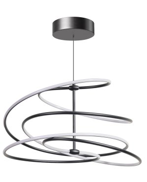 ETH Slinger - suspension - Ø 52 x 197,7 cm - 3 niveaux de gradation - 40W LED inclus - noir