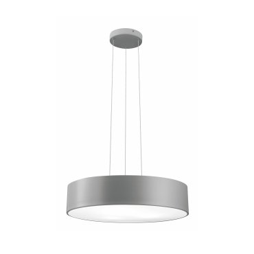 Nova Luce Roda - lampe suspendue - Ø 60 x 120 cm - 46W LED inclus - gris