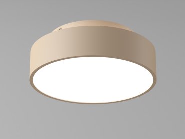 Artdelight Chicago - plafonnier - Ø 25 x 9 cm - 19,5W LED dimmable inclus - champagne