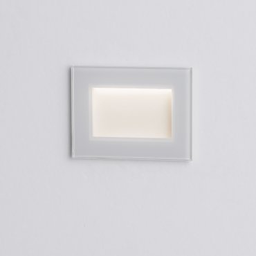 Nova Luce Olin - applique encastrée - 10,2 x 7,8 x 5,8 cm - 3W LED inclus - IP65 - blanc sablé