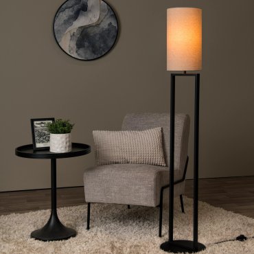 Lucide Herman - lampadaire - Ø 26 x 137 cm - beige