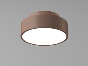 Artdelight Chicago - plafonnier - Ø 15 x 6,8 cm - 9,8W LED dimmable inclus - bronze brossé